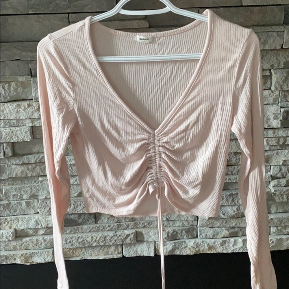 baby pink garage top